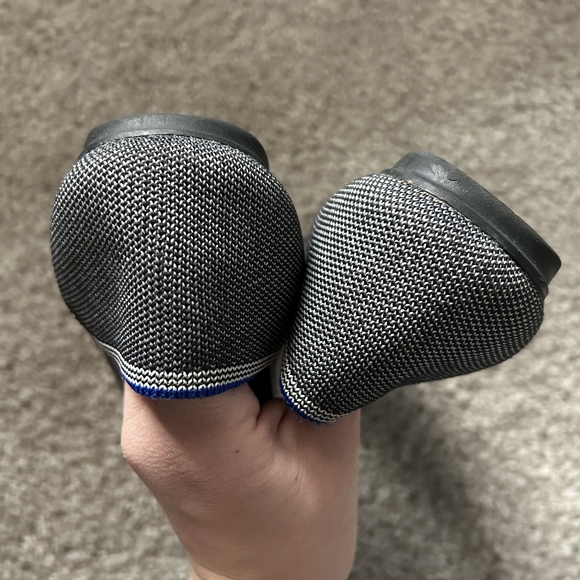 Rothy's Round Toe Blue Birdeye Flats Shoes 10 - Picture 3 of 6